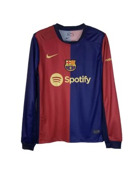 Barcelona Long Sleeve Home Jersey 2024/25