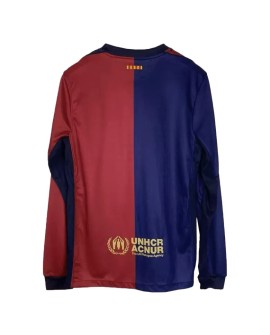 Barcelona Long Sleeve Home Jersey 2024/25