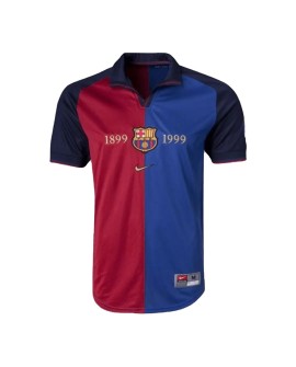 Barcelona Home 100-Years Anniversary Jersey Retro 1999/00 By