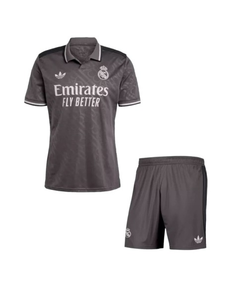 Real Madrid Third Away Soccer Jersey Kit 2024/25 (Jersey+Shorts)