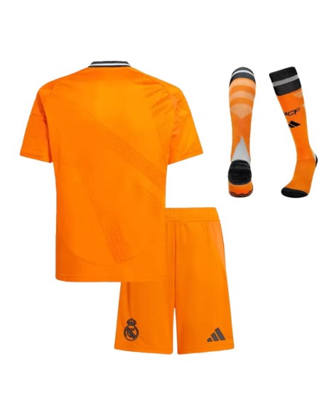 Real Madrid Away Jersey Kit 2024/25 Kids(Jersey+Shorts+Socks)