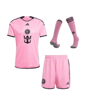 Inter Miami CF Home Jersey Kit 2024 Kids(Jersey+Shorts+Socks)