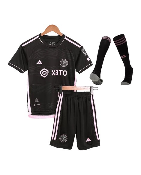Youth Inter Miami CF Jersey Whole Kit 2023 Away