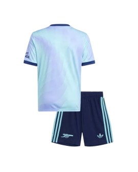 Arsenal Third Away Soccer Jersey Kit 2024/25 Kids(Jersey+Shorts)