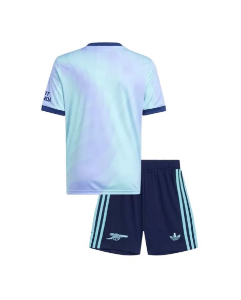Arsenal Third Away Soccer Jersey Kit 2024/25 Kids(Jersey+Shorts)