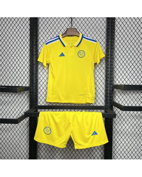 Leeds United F.C. 2024/25 Away Kids Kit