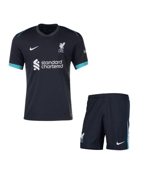 Liverpool Away Soccer Jersey Kit 2024/25 (Jersey+Shorts)