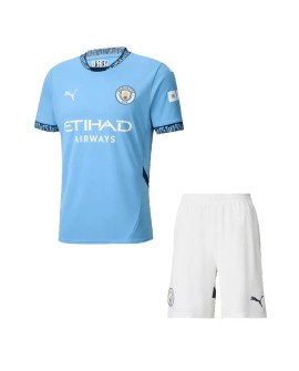 Manchester City Home Jersey Kit 2024/25 (Jersey+Shorts)
