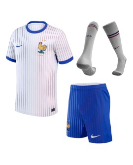 France Away Jersey Kit EURO 2024 (Jersey+Shorts+Socks)