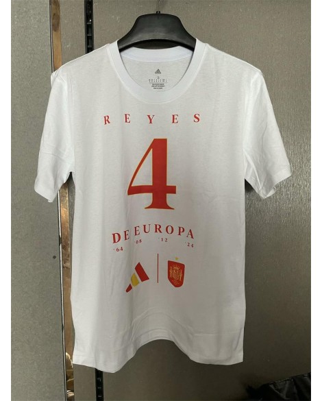 Spain EURO 2024 4th Crown Commemorative Shirt - White
