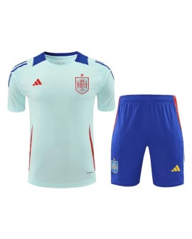 Spain Pre-Match Training Jersey Kit EURO 2024 (Jersey+Shorts)
