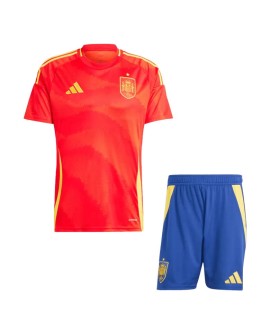Spain Home Jersey Kit EURO 2024 (Jersey+Shorts)