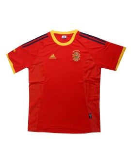 Spain Home Jersey Retro 2002 By
