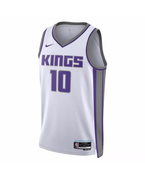 Men's Sacramento Kings Domantas Sabonis #10 White 22/23 Swingman Jersey - Association Edition