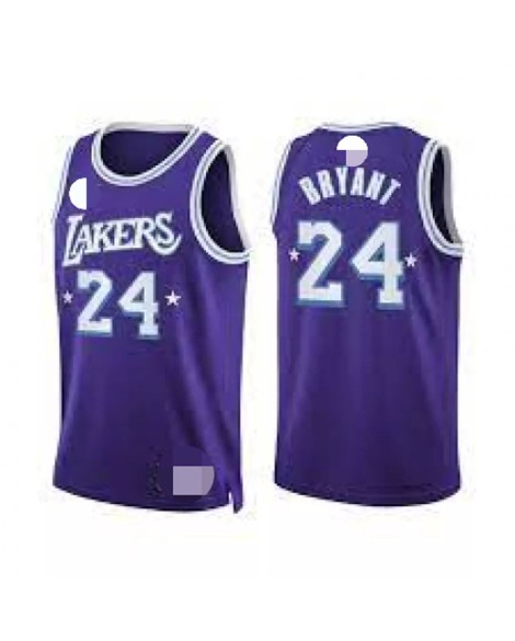 Men's Los Angeles Lakers Kobe Bryant #24 Purple 2021/22 Diamond Swingman Jersey - City Edition