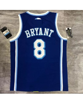 Men's Los Angeles Lakers Kobe Bryant #8 Royal 2020 Jersey - Hardwood Classic