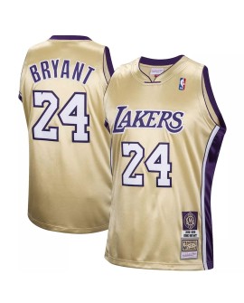 Men's Los Angeles Lakers Kobe Bryant #24 Mitchell & Ness Gold Hall of Fame Class of 2020 Jersey