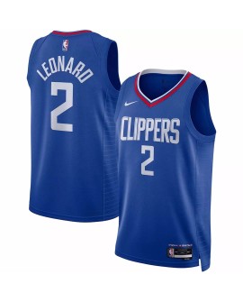 Men's LA Clippers Kawhi Leonard #2 Nike Royal 2022/23 Swingman Jersey - Icon Edition