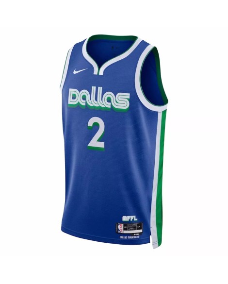 Men's Dallas Mavericks Kyrie Irving #2 Nike Blue 2022/23 Swingman Jersey - City Edition