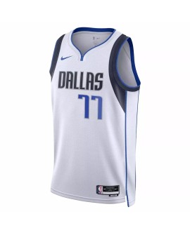 Men's Dallas Mavericks Luka Doncic #77 Nike White 2022/23 Swingman Jersey - Association Edition