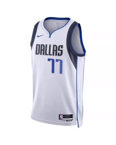Men's Dallas Mavericks Luka Doncic #77 Nike White 2022/23 Swingman Jersey - Association Edition