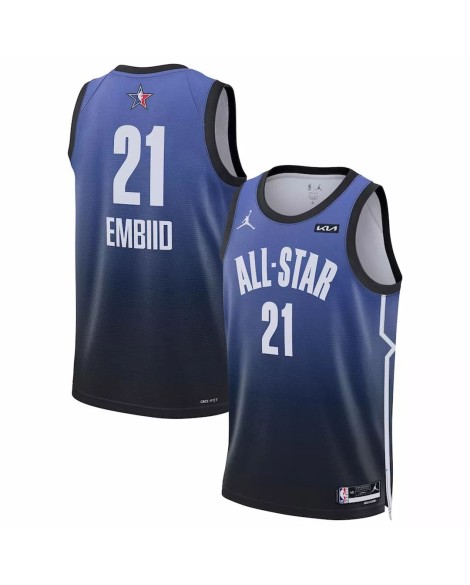 Men's Joel Embiid Jordan Brand Blue 2023 NBA All-Star Game Swingman Jersey