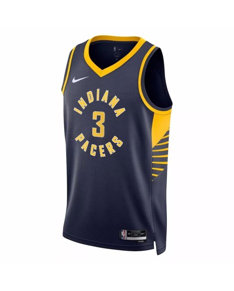 Men's Indiana Pacers Chris Duarte #3 Nike Navy 2022/23 Swingman Jersey - Icon Edition