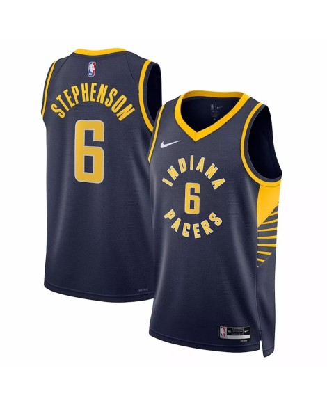 Men's Indiana Pacers Lance Stephenson #6 Nike Navy 2022/23 Swingman Jersey - Icon Edition