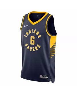 Men's Indiana Pacers Lance Stephenson #6 Nike Navy 2022/23 Swingman Jersey - Icon Edition