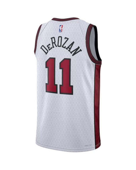 Men's Chicago Bulls DeMar DeRozan #11 Nike White 2022/23 Swingman Jersey - City Edition