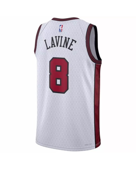 Men's Chicago Bulls Zach LaVine #8 Nike White 22/23 Swingman Jersey - City Edition