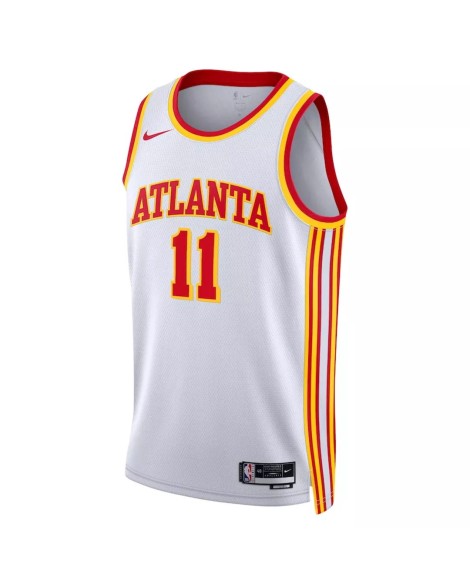 Men's Atlanta Hawks Trae Young #11 Nike White 2022/23 Swingman Jersey - Association Edition