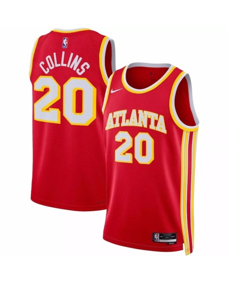 Men's Atlanta Hawks John Collins #20 Red 2022/23 Swingman Jersey - Icon Edition