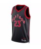 Men's Toronto Raptors Fred VanVleet #23 Jordan Brand Black 2022/23 Swingman Jersey - Statement Edition