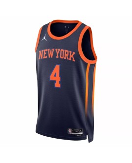 Men's New York Knicks Derrick Rose #4 Jordan Brand Navy 2022/23 Swingman Jersey - Statement Edition