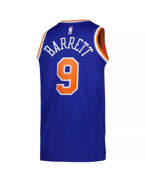Men's New York Knicks RJ Barrett #9 Blue 22/23 Swingman Jersey - Icon Edition