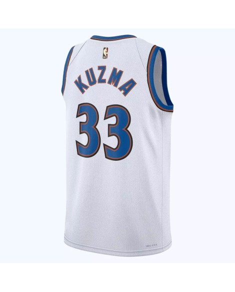 Men's Washington Wizards Kyle Kuzma #33 Nike White 2022/23 Swingman Jersey - Classic Edition