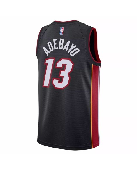 Men's Miami Heat Bam Adebayo #13 Black 22/23 Swingman Jersey - Icon Edition