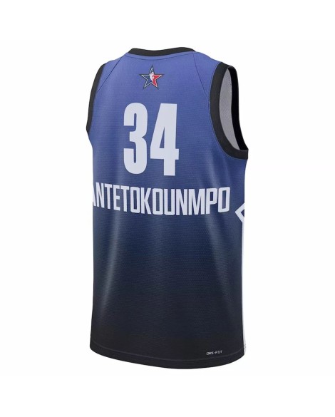 Men's Giannis Antetokounmpo Jordan Brand Blue 2023 NBA All-Star Game Swingman Jersey